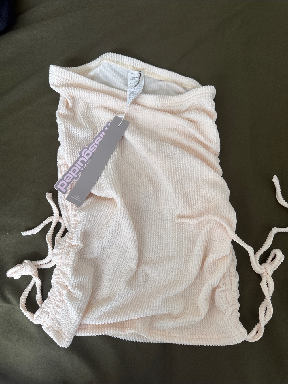 Brand new misguided bikini skirt coverup
